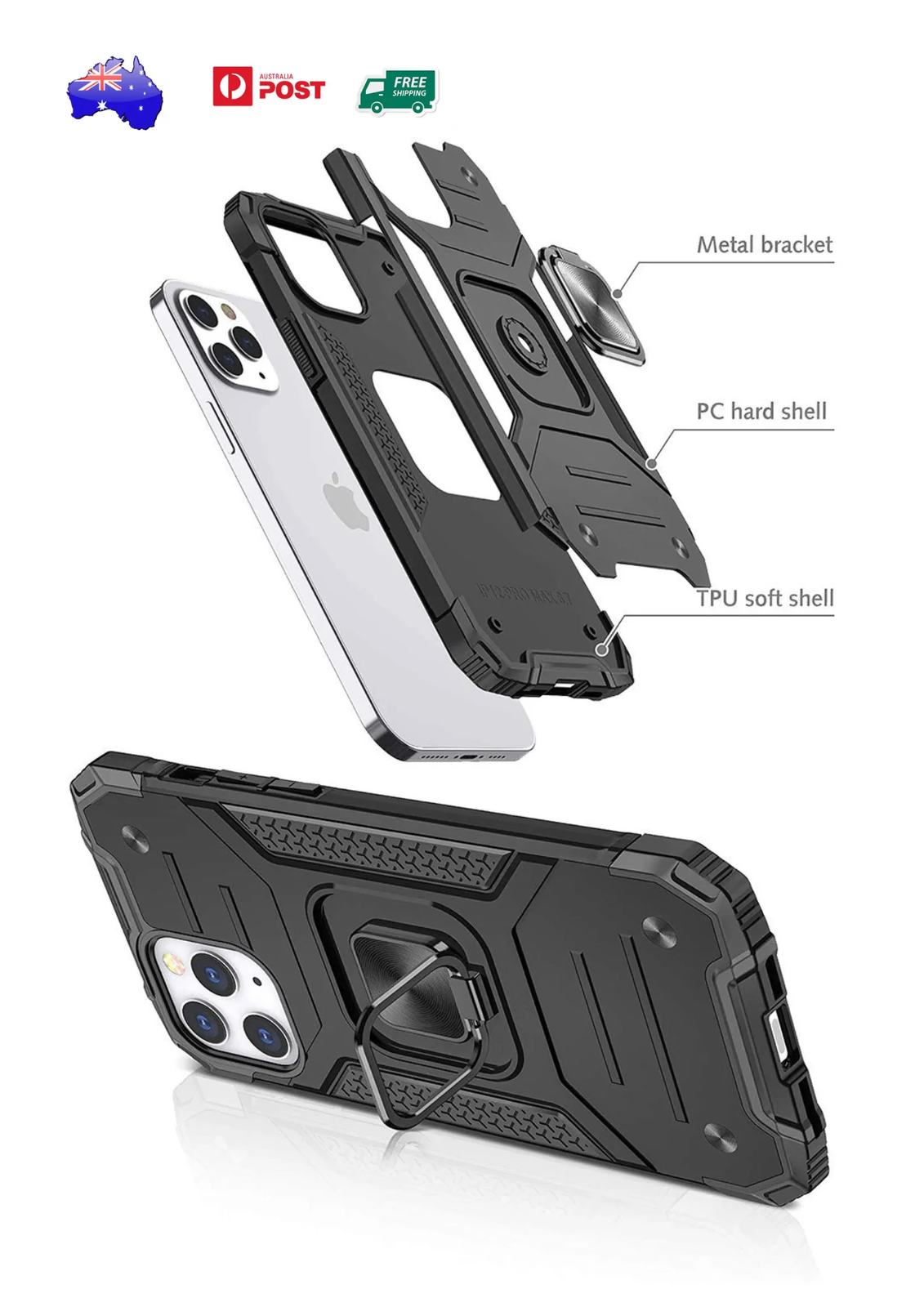 Robotic Magnetic Case for iPhone 13 /14 / Mini / Pro/ Pro Max