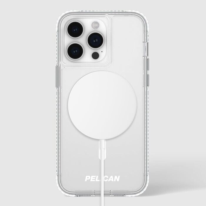 Genuine Pelican Protector Magnetic Case For iPhone 15 Pro - Clear AUS STOCK