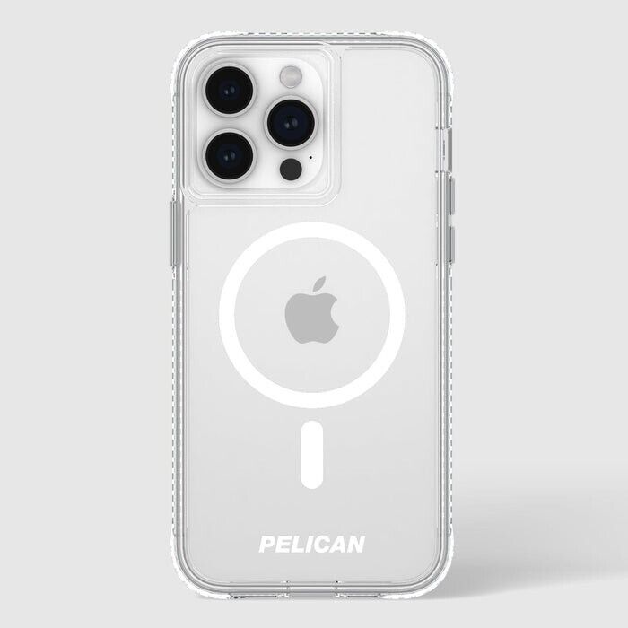 Genuine Pelican Protector Magnetic Case For iPhone 15 - Clear AUS STOCK