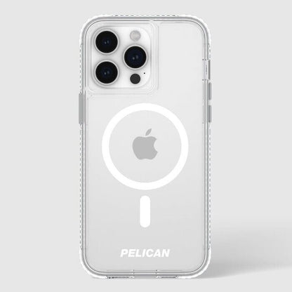 Genuine Pelican Protector Magnetic Case For iPhone 15 Pro Max - Clear AUS STOCK