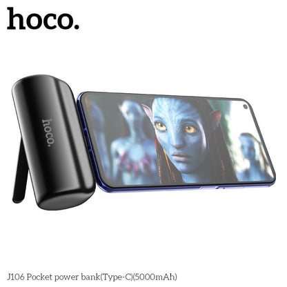 Hoco J106 Small Mini 5000mah Quick Charge portable power bank for iPhone with kickstand AU