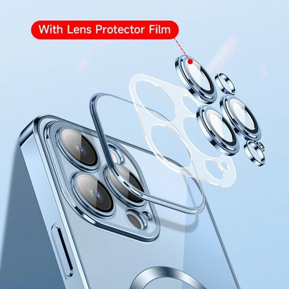 Clear Plating Slim Magnetic Case Cover for iPhone 14 Pro Max 13 12 11 [AU STOCK]