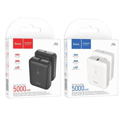 Hoco Portable 5000 mAh Mini Fast Charge USB C Type C Mobile Phone PowerBank w/ LED AU