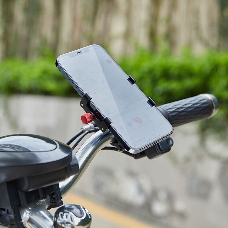 Genuine Motorcycle Bike Scooter Metal Handlebar Mobile Phone Holder Mount