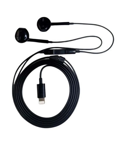 Black Earphones Headphones Earbuds For Apple iPhone X 7 8 11 12 13 14 [AU STOCK]